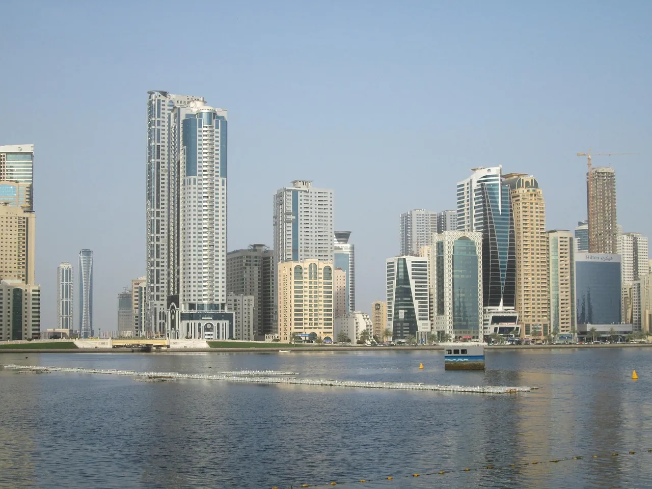 Residential towers on the Sharjah waterfront